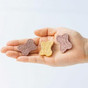 ドットわんの逸品　カボチャと紫イモの米粉クッキー