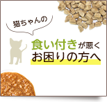 猫ちゃんの食付きが悪くお困りの方へ